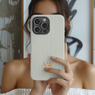 Op maat gemaakt gestreept telefoonhoesje cadeau vo iPhone 15 pro case