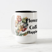 Op maat gemaakt glazen koffiekopje - Perfecte brui Tweekleurige Koffiemok (Voorkant links)