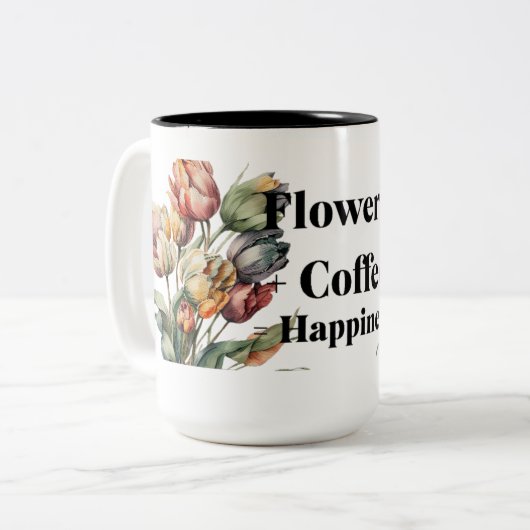 Op maat gemaakt glazen koffiekopje - Perfecte brui Tweekleurige Koffiemok (Voorkant links)