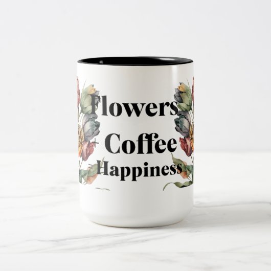 Op maat gemaakt glazen koffiekopje - Perfecte brui Tweekleurige Koffiemok (Center)