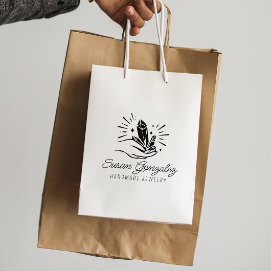 Op maat gemaakt handgemaakte sieraden, Bedrijfsnaa Rubberstempel