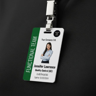 Op maat gemaakt identificatiebadge voor bedrijfsme badge