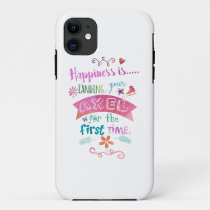 Op maat gemaakt ijsfiguurschaatsen giftware Geluk Case-Mate iPhone Case