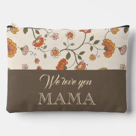 Op maat gemaakt klassiek bloemenpatroon mosterd br etui