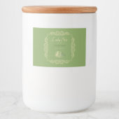  op maat gemaakt kruidentheelabel voedselcontainer etiket (Voorkant)