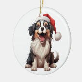 Op maat gemaakt leuk miniatuur Amerikaanse herders Keramisch Ornament (Links)