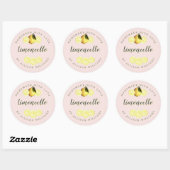 Op maat gemaakt Limoncello Roze Label (Vel)