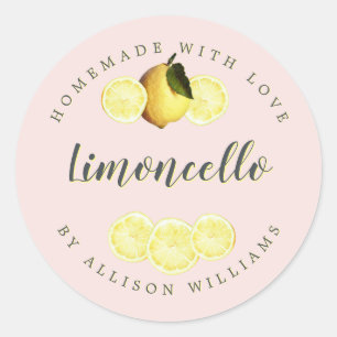Op maat gemaakt Limoncello Roze Label
