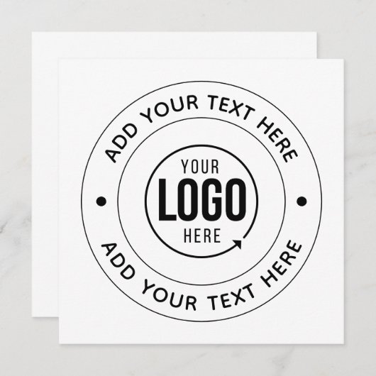 📝 Op maat gemaakt logo en tekst Persoonlijke zake (Voorkant / Achterkant)