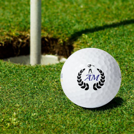 Op maat gemaakt logo gemerkte Gepersonaliseerde Golfballen