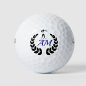 Op maat gemaakt logo  gemerkte Gepersonaliseerde Golfballen (Voorkant)