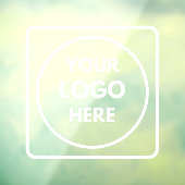 Op maat gemaakt logo gepersonaliseerd winkeldeursc raamsticker (Vel 3)