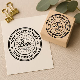 Op maat gemaakt logo gepersonaliseerde bedrijfs br rubberstempel