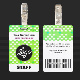 Op maat gemaakt logo kant-en-klare personeelsbadge badge