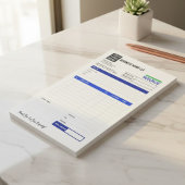 Op maat gemaakt logo kleine onderneming factuur kw post-it® notes