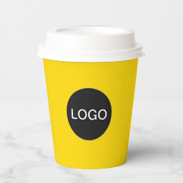 Op maat gemaakt logo, luxe goud gemerkt papieren bekers