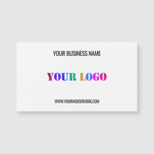 Op maat gemaakt logo naam website promotionele bed