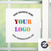 Op maat gemaakt logo naam website promotionele raa raamsticker (Huis)