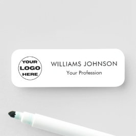 Op maat gemaakt logo personeelsnaamkaart badge