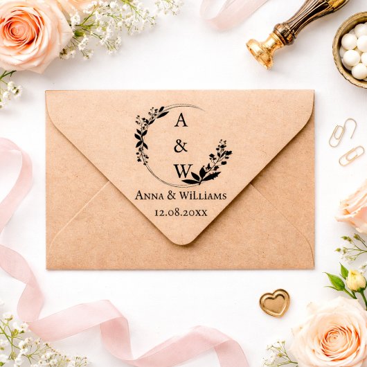Op maat gemaakt logo rubber stempel gepersonalisee