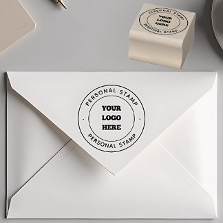 Op maat gemaakt logo rubberen stempel gepersonalis