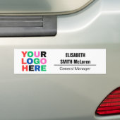 Op maat gemaakt logo voor werknemers bumpersticker (Op auto)