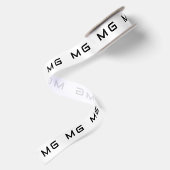 Op maat gemaakt logo wit lint (Achterkant)