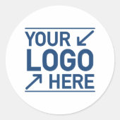Op maat gemaakt logo zakelijke verpakkingen merk g ronde sticker (Voorkant)