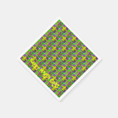 Op maat gemaakt marDI GRAS Fleur de Lis Disposable Servet (Hoek)