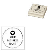 Op maat gemaakt met liefdesstempel rubberstempel (Gestempeld)