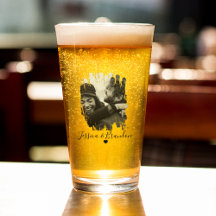 Op maat gemaakt modern foto bierglas
