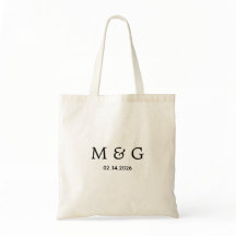 Op maat gemaakt monogram en datum gepersonaliseerd