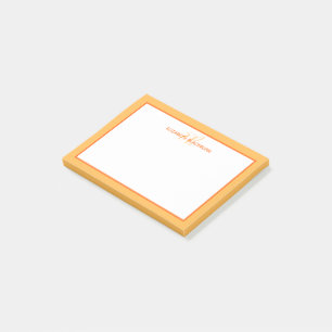 Op maat gemaakt monogram naam minimalistisch leuk post-it® notes
