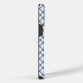 Op maat gemaakt monogram plaid / tartan patroon iPhone hoesje (Rechterkant)
