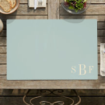 Op maat gemaakt monogram saliegroen boho midden ee