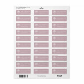 Op maat gemaakt monogram trouwlogo palmboom etiket (Full Sheet)