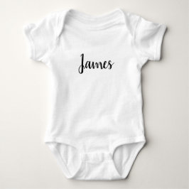 Op maat gemaakt naam body, mooie lettertype voor b romper
