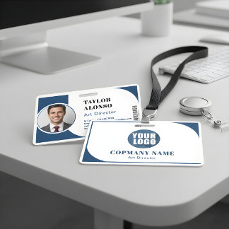Op maat gemaakt naamkaartje voor medewerkers met l badge