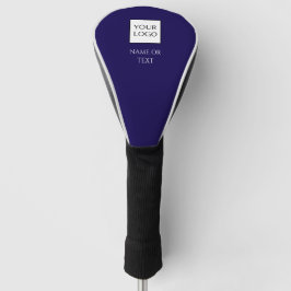 Op maat gemaakt Navy Zakelijk Logo Golf Driver Golfheadcover