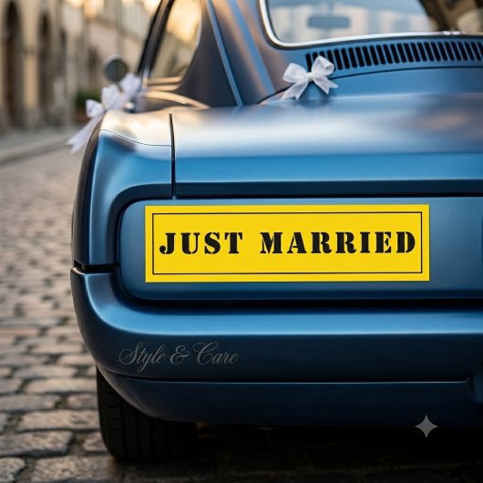 Op Maat Gemaakt Net Getrouwd Auto Sticker Feesteli