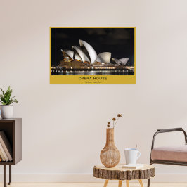 Op maat gemaakt Opera House-poster Gepersonaliseer Poster
