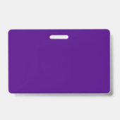 Op maat gemaakt paars glittereffect badge (Achterkant)
