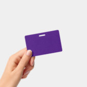 Op maat gemaakt paars glittereffect badge (Handheld)