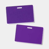 Op maat gemaakt paars glittereffect badge (Voor- en achterkant)