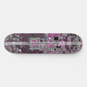 Op maat gemaakt paars PCB-printplaat voor IT-profe Persoonlijk Skateboard (Horizontaal)