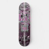 Op maat gemaakt paars PCB-printplaat voor IT-profe Persoonlijk Skateboard (Voorkant)