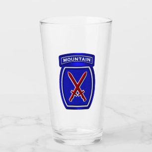 Op maat gemaakt patch voor de 10e Bergdivisie Glas