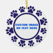 Op maat gemaakt Pootafdruk Ornament Forever Loved (Voorkant)