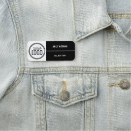 Op maat gemaakt professioneel logo werknemersnaam  naamplaatje