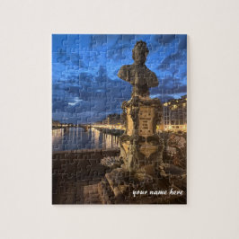 Op maat gemaakt puzzel van Ponte Vecchio-brug Flor